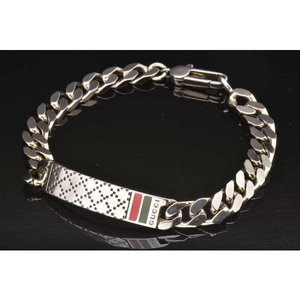 【箱付き・美品】GUCCI ディアマンテ ブレスレット SV925 20cm GUCCI（グッチ） ディアマンテ チェーンブレスレット Ag925 SV925