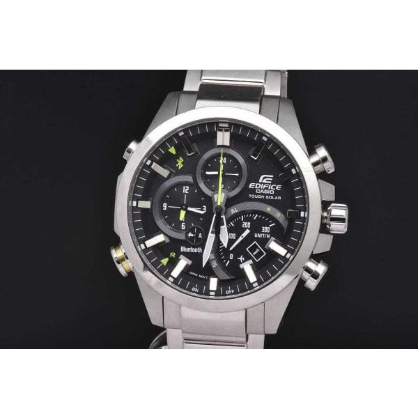 ☆ソーラー×Bluetooth☆EQB-501XD-7AJF☆レアな白文字盤☆ EDIFICE（CASIO） カシオ EQB-501 エディフィス タイムトラベラー