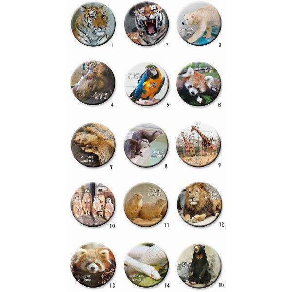 山口県】【周南市】徳山動物園 缶バッジ（45mmサイズ）(10001444