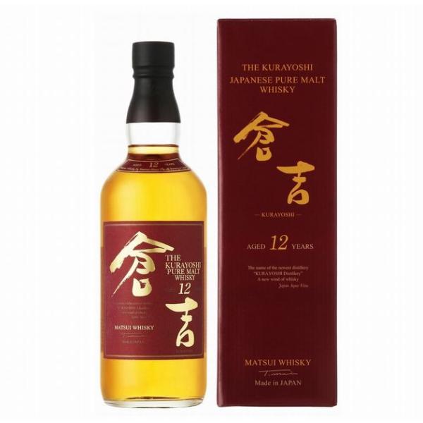 マツイピュアモルトウイスキー 倉吉１２年700ｍｌ【鳥取県】【倉吉市上古川】【松井酒造】