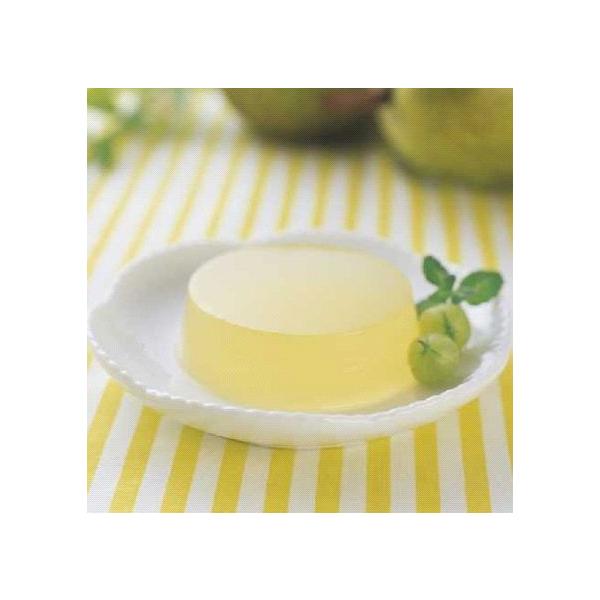 山形県産のラ・フランス果汁を40％使ったゼリーです。ラ・フランス独特の深く豊かな香りをお楽しみください。月山自然水を使用し、水にもこだわりました