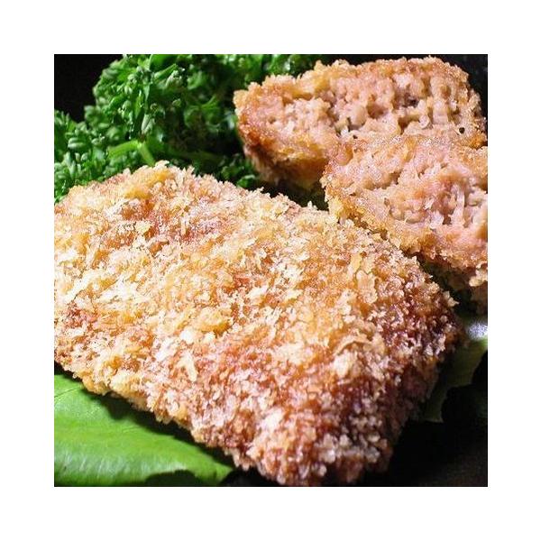 国内産牛肉100%肉汁いっぱいのジュ〜シ〜さが自慢です。コロッケに続く人気商品です。お肉独特の臭みを抑えるため、調味料のスパイス等に工夫を凝らしていますので、お肉が苦手なお客様からも喜びの声を頂いています。製造元直送。サクサクの衣の中はたっ...