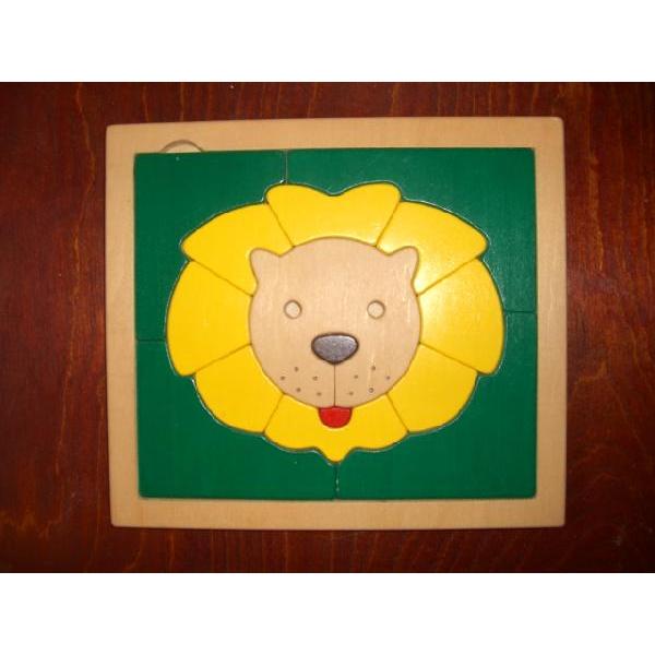 重田木型の手造りライオンさんパズル ライオンとにらめっこ 06 Yamaguchiきらら特産品 通販 Yahoo ショッピング