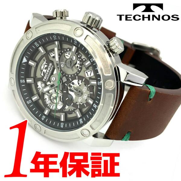 日本製ムーブ テクノス TECHNOS 男性 メンズ 電池式 クオーツ