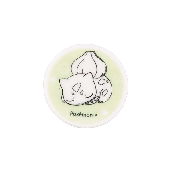 ポケモン箸置き（フシギダネ）径3.5cmx高さ1cm  日本製 美濃焼 山加商店 PM281-402