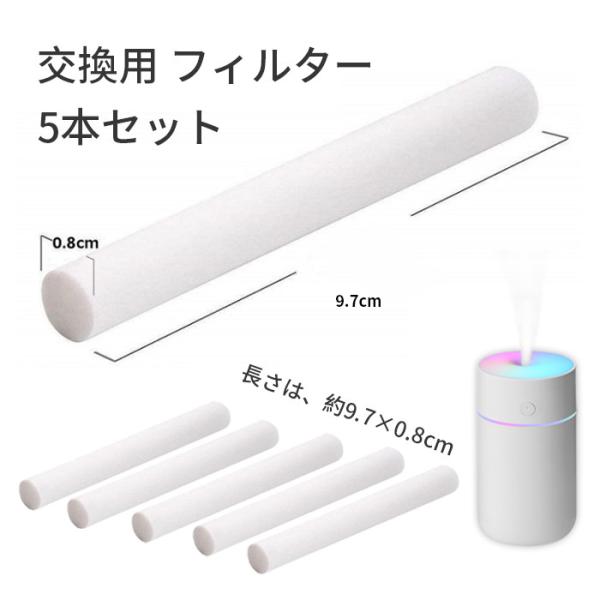 商品検索コード【kkgadget103】加湿器 フィルター 替え専用 綿棒 5本セット（※加湿器本体は別売りです。）　交換時期目安：3〜6ヶ月 ※使い方や、使用環境によって交換時期が早くなることもございます。加湿器の加湿量が減ってきたら、交...