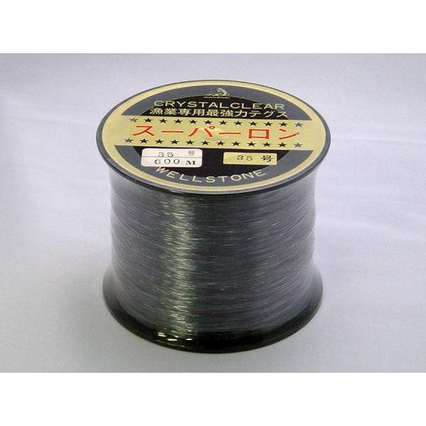 スーパーロン 35号 600m 漁業専用 ボビン巻き 長尺テグス : 山和