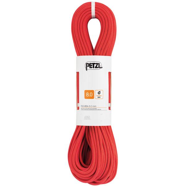 PETZL(ペツル) ルンバ 8.0mm/レッド/50m R21BR 050 ダブルロープ 登は 