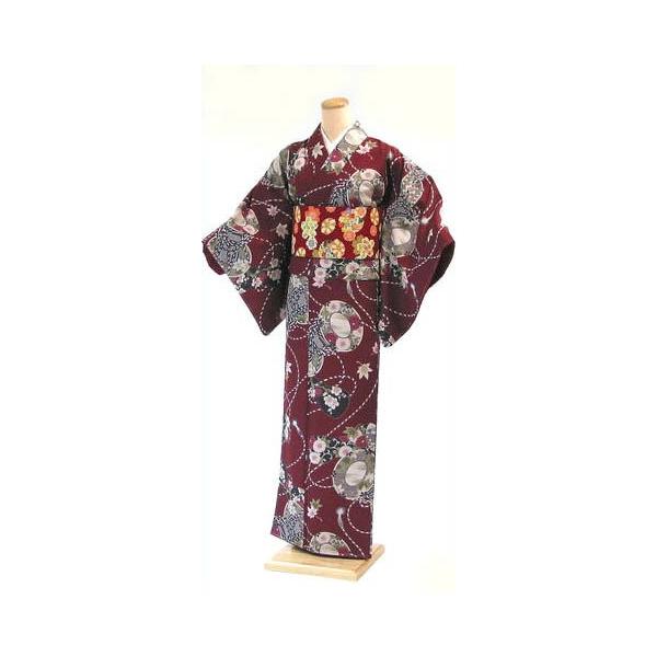 嵐山よしむら 洗える着物 高級化繊 洗える着物 嵐山よしむら 単品 ポリエステル 袷 小紋 : 着物通販