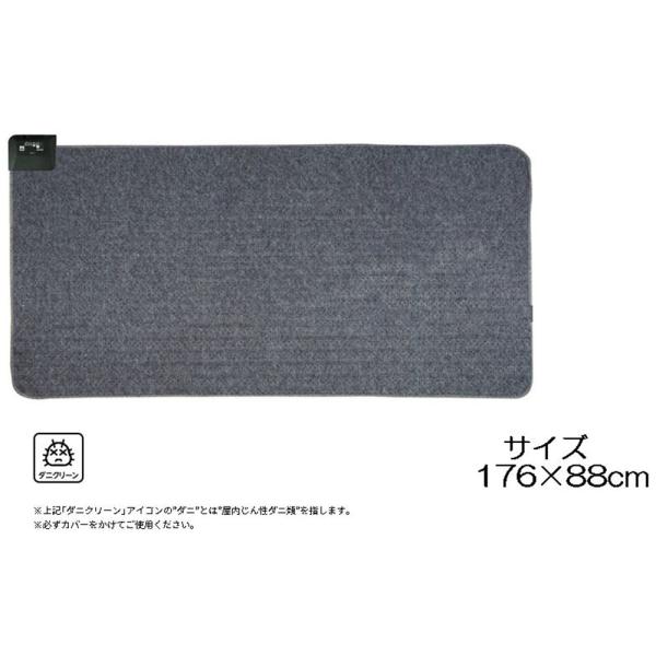 KODEN (広電) 電気カーペット 本体 1畳相当 小さくたためる 176×88cm
