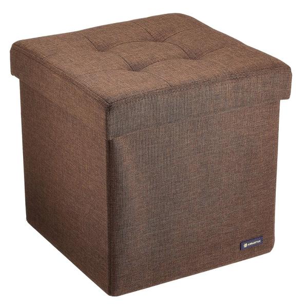 ●腰掛けとして便利なスツール●内側は収納スペースで、散らかる小物もスッキリ収納●コンパクトなサイズでお部屋を圧迫しません●厚み約2cmのクッションを座面に使用しており、快適な座り心地です