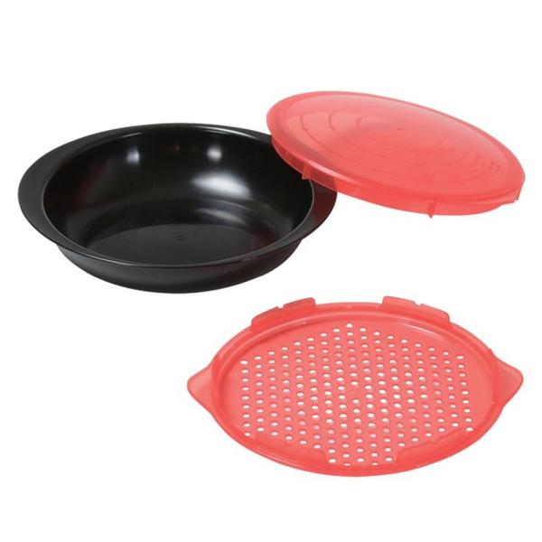 ●麺と具材を入れてチンするだけ！●油を使わずヘルシーに!●お好みの硬さに蒸し焼き！