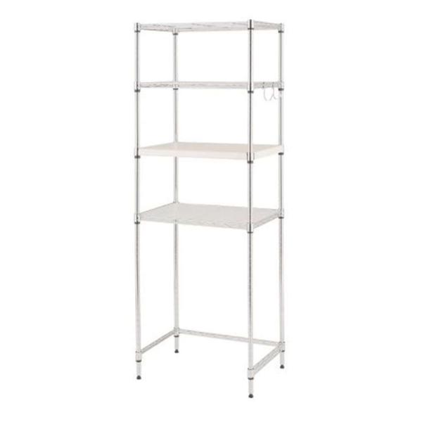 DOSHISHA（ドウシシャ） ゴミ箱上ラック 4段 幅54.5×奥行39.5×高さ