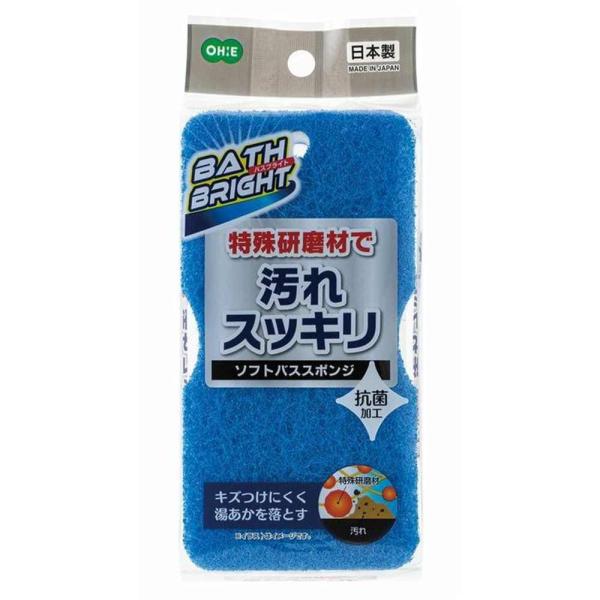●湯アカなどの汚れを落とせるバススポンジ●キズつけにくく汚れをスッキリ落とす特殊研磨材入り不織布を使用●側面にクボミを付けているので握りやすい●アクリルビーズ入りの不織布で汚れをラクに落とします●3層構造で中央は、泡立ち豊かなスポンジ層