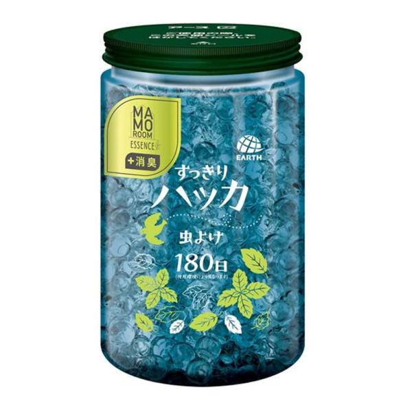 アース製薬 マモルームエッセンス 虫よけパール すっきりハッカ [害虫 虫除け 消臭 置き型] 180日用