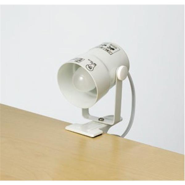 ●クリップ式なので店舗の補助照明や机周りなどにパチッと挟んで使用できます●上下左右の角度調整ができますので、お部屋のアクセントにも最適です●中間スイッチ付きですので、コードを抜かずに点灯/消灯ができて、とても便利です