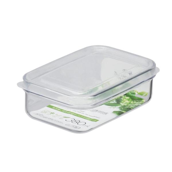 ●本体は高透明で尚且つ耐熱性能が高く、耐衝撃性に優れた飽和ポリエステル(トライタン)、フタは透明度が高く軟質でありながら耐熱温度の高い軟質ポリプロピレンで作られているので、食器洗い乾燥機で洗浄が可能な本体容量が380mlの食品保存容器です●...