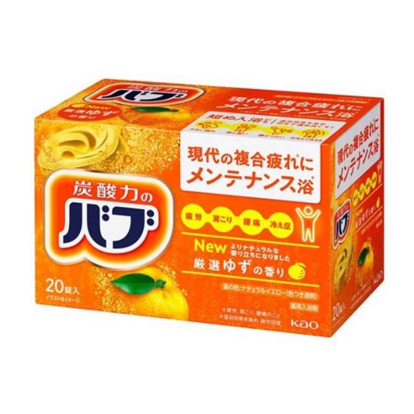 バブ 花王 ゆずの香り [入浴剤 疲れ 疲労 肩こり 腰痛 冷え性 炭酸