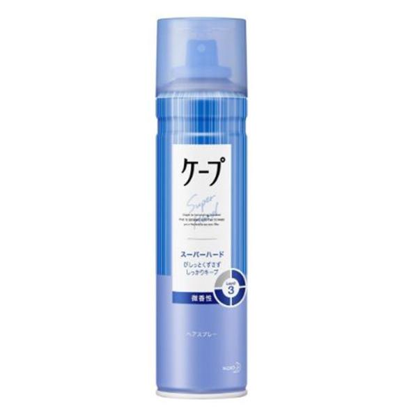他サイト： 花王 ケープ スーパーハード 微香性 [ヘアスプレー 雨 風の日 強力キープ しっかりキープ] 180g 爆買の商品画像