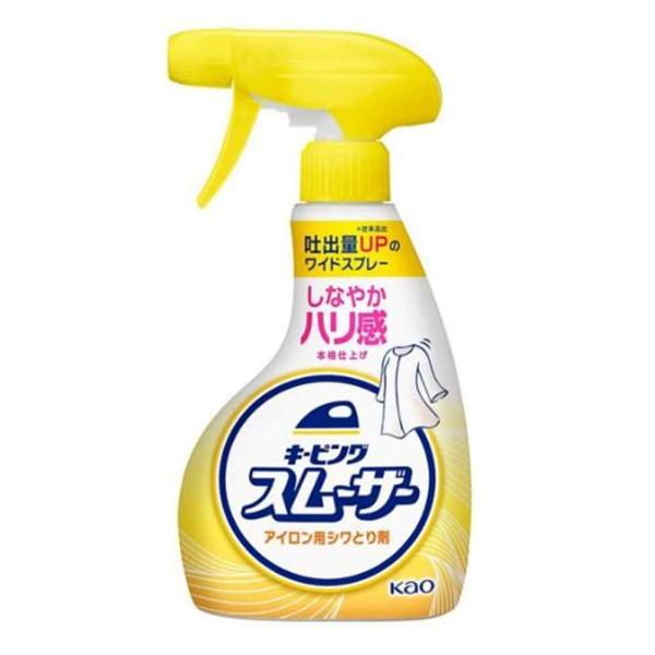 花王 スムーザー アイロン用しわとり剤 [洗濯 衣類 仕上げ お手入れ ブラウス スカート ハンカチ] 本体350ml 爆買