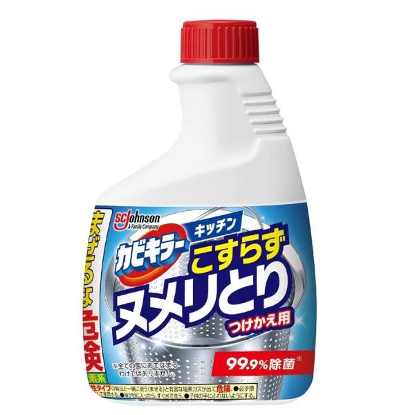 ●カビキラーキッチン こすらずヌメリとり＆除菌のつけかえ用です●排水口・ゴミ受けのヌメリをこすらず分解。シュッとして約5分後、流水で30秒以上流すだけでスッキリ●強力な除菌作用で除菌率は99.9%●排水口だけでなく、三角コーナー、まな板、カ...