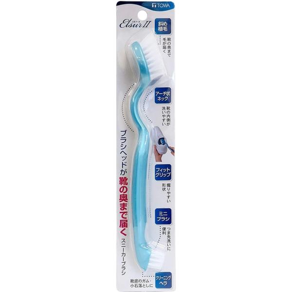 ●小さめのブラシヘッドが靴の中で動きやすく、幼児用から大人用の靴まで使えます●握りやすい形状のグリップ部なので、しっかり握ってゴシゴシ洗えます●ネック部分をアーチ状にすることで、靴の内側や奥まで届いて、さらに洗いやすくなっています●硬い毛と...