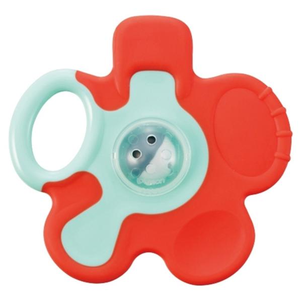 他サイト： ピジョン 歯がため Munch teether　キャロットフラワー　ぺらぺらタイプ　6ヵ月から キャロットフラワー 爆買の商品画像