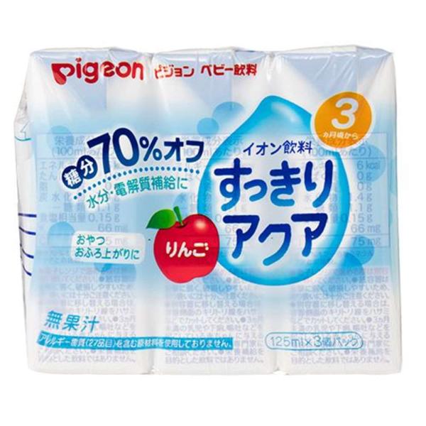 ピジョン 紙パック飲料 すっきりアクア りんご 3ヵ月頃〜 [赤ちゃん