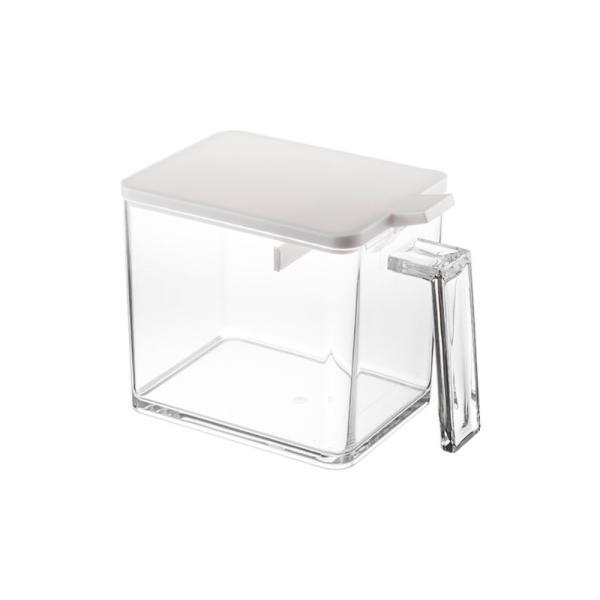 他サイト： 山崎実業 調味料ストッカー アクア L [保存容器 調味料ケース 調味料入れ] 2889 ホワイトの商品画像