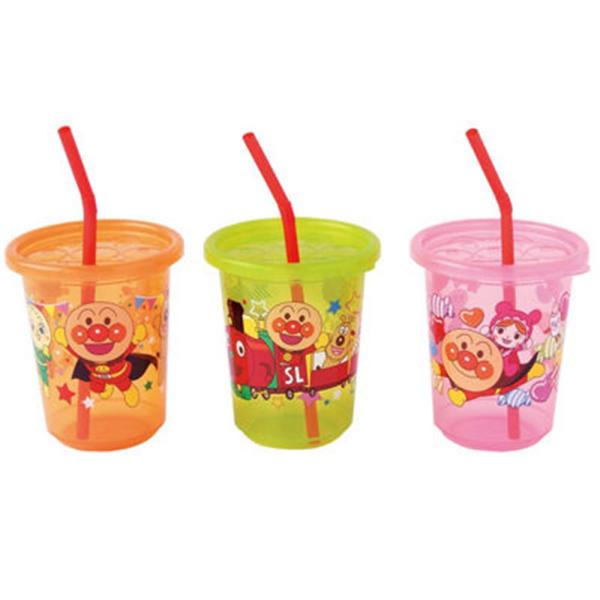 他サイト： レック アンパンマン ストローカップ2 3個入 (プラカップ フタ付き) [子供用 ランチ 食器] KK-192ANの商品画像