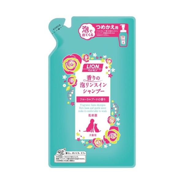 ライオン商事 香りの泡リンスインシャンプー 犬猫用 つめかえ用 360ml