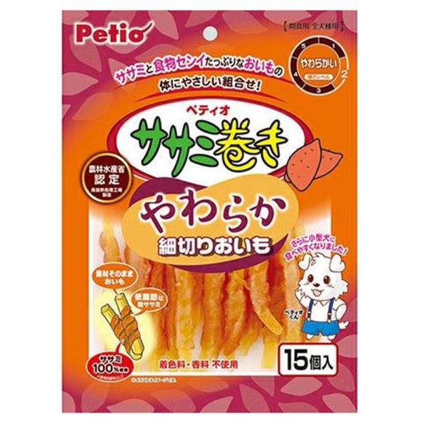 ササミ巻き やわらか細切りおいも 犬用( 入)