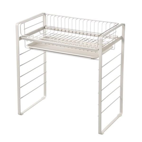 ●狭いキッチンを快適に。ミニキッチンにちょうどいいシリーズ●シンク上のデッドスペースを有効活用。お皿を立てて置けるので水切れ