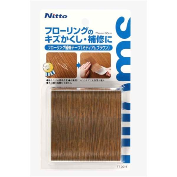 ●フローリングの傷を補修するテープです●フローリングについてしまった気になるキズもピタッと貼るだけでカンタンに隠せて、キズ防止効果もあります●テープ幅が広いので広範囲のキズも補修できます●粘着テープタイプなので貼るだけの簡単作業●広範囲につ...