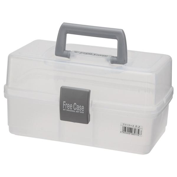 他サイト： アイリスオーヤマ フリーケースF-2　クリア F-2 爆買の商品画像