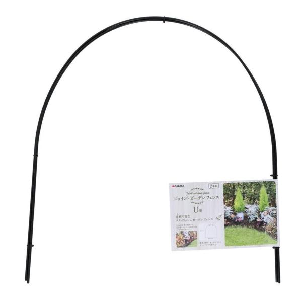 ●連結可能なスタイリッシュガーデンフェンス●TAKAGI芝の根ガード・芝の根ストッパーと併用可能●簡単、便利！差し込むだけでオリジナルのお庭作り