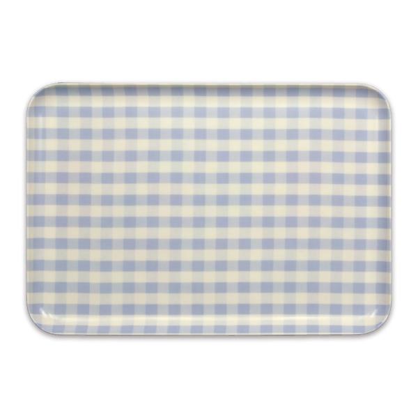 ●ナチュラルなチェック模様の角型お盆。●表面は布地をプレスし、ウレタン樹脂塗装でコーティングされています。 ミルキーチェックのナチュラルな風合いで、耐久性にも優れています。●隅々まで使いやすいスクエア形状、厚みも控えめで、ランチョントレーと...