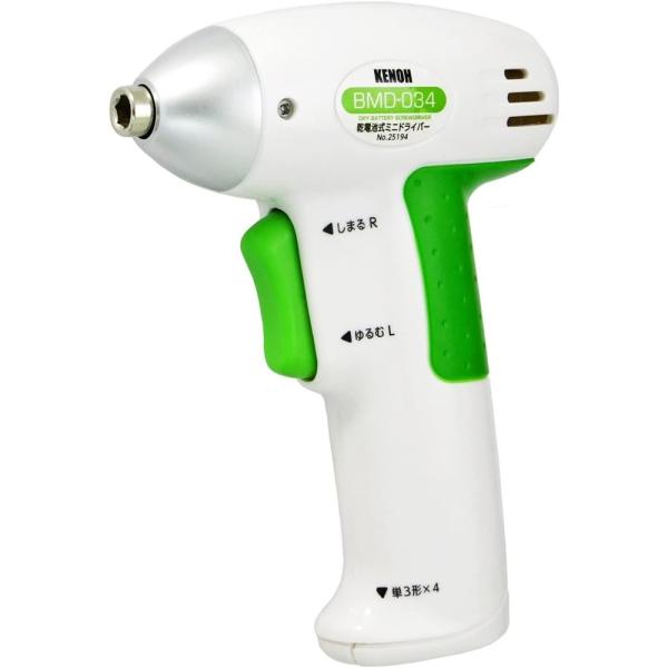 KENOH 乾電池式ミニドライバー [ネジ締め 穴あけ DIY 組立 工作] BMD-034 爆買
