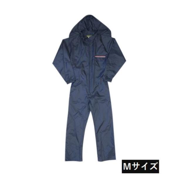 鈴木産業 ナイロンツナギ Mサイズ [レインウェア レインスーツ 合羽