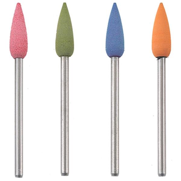 pc701専用 PROXXON（プロクソン） 軸付ゴム砥石 4種セット No.26280 : ヤマキシ