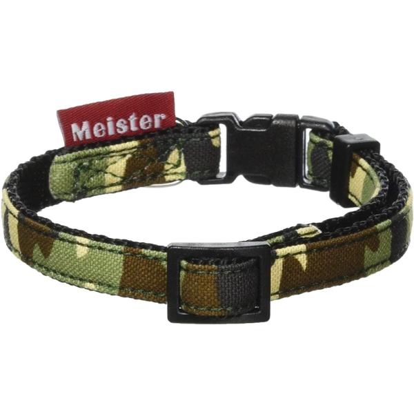 MeiSTER カワノ産業 ワンタッチカラー アーミー 緑 SS [犬用首輪