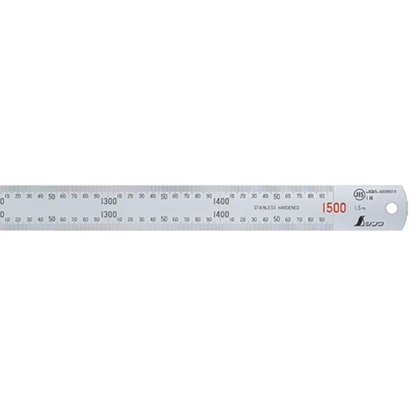 他サイト： シンワ シンワ 直尺シルバー1500mm NS-150 (13056) (シルバー1500MM) 爆買の商品画像