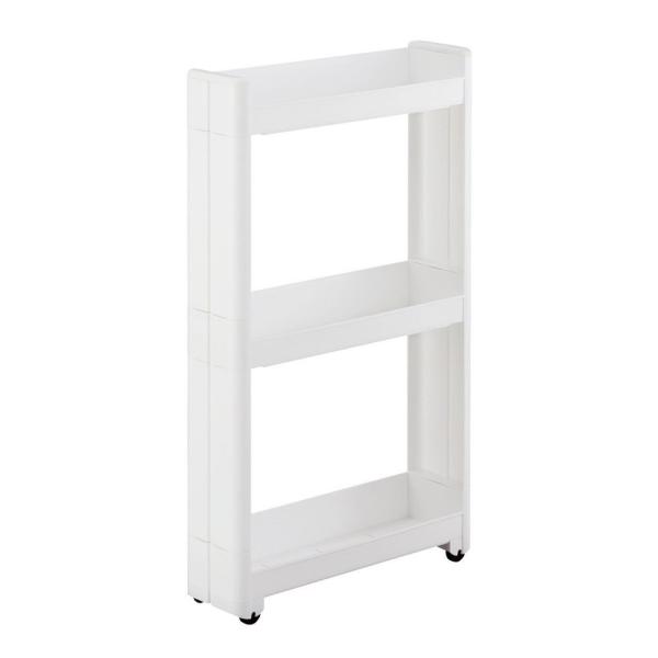 ●よく使う調味料などを最上段まで収納できるオープンタイプ●下段に2Lペットボトルであれば4本入る収納力●まっすぐ引き出しやすいコロ付きです