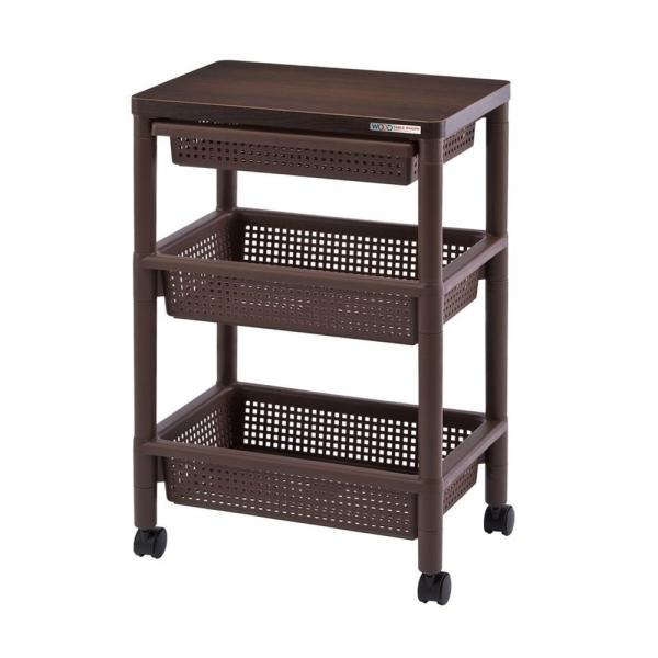 ●テーブルやデスクの高さにほぼ近くサイードテーブルとしても便利に使えす●リビングやキッチン、デスク周りなど様々なシーンに馴染み、バスケット棚にはA4サイズが収納可能です●キャスター付きで移動もラクラクです