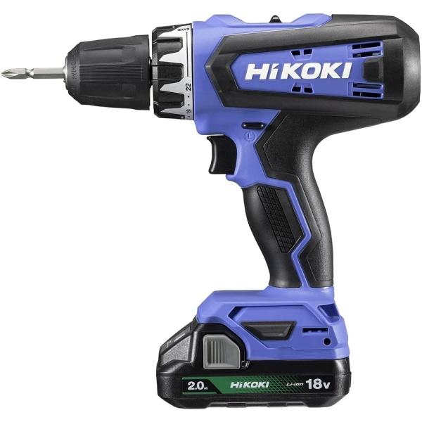 HIKOKI �n�C�R�[�L 18V �R�[�h���X �h���C�o�h���� �`���b�N 1.5~13mm 2.0Ah �~�d�r×1�� �[�d�� �P�[�X�t [�l�W ���t ������ �S�H �؍H DIY] FDS18DF(BG)