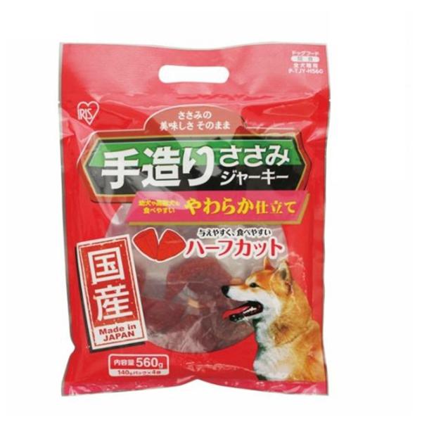 アイリスオーヤマ トイレ 国産 ジャーキー 手造りささみ やわらかハーフカット P-TJY-H560