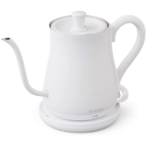 ●ティーポットのようなアンティーク調のデザインなので、置いているだけでインテリア性のある電気ケトルです●注ぐお湯の量をコントロールしやすく注ぎやすいので、コーヒーや紅茶を入れるのに最適です●お湯が沸騰すると自動でスイッチが切れる自動電源オフ...