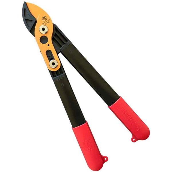 ●480gと超軽量型で作業負担を軽減できるため、高齢者や女性の方でも楽に使えます●倍力効果で小さな力でも太枝をカットできます●同メーカー品のLP-400と比べ、刃厚約15%増で強度がアップしました●経済的な替刃式です●高級フッ素加工でヤニが...