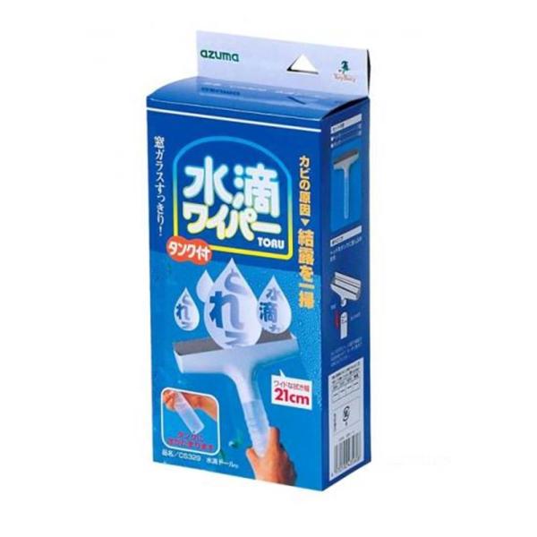 ●コンパクトな組み立て式●窓につく結露や浴室の天井・壁の水滴をラクに拭き取れるワイパーです●水滴は柄の部分のタンクに溜まるしくみになっていますので、一度にたくさんの水滴を取ることができます
