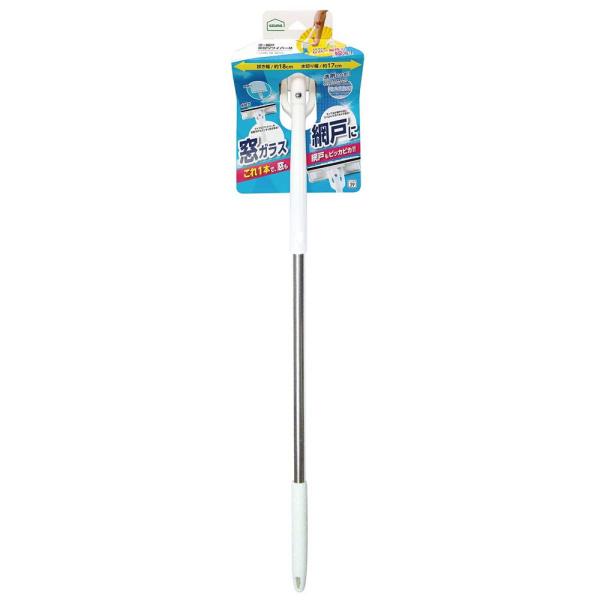 ●これ1本で窓も網戸もキレイに●洗剤を使わず汚れを落とすモップです●ブラシがこびりついた汚れをかき出し、マイクロファイバーが汚れをキレイに拭き取ります●毛足の長い繊維なので、網戸の目にも入り込みます●レバー操作で楽に水が絞れるので、窓掃除が...